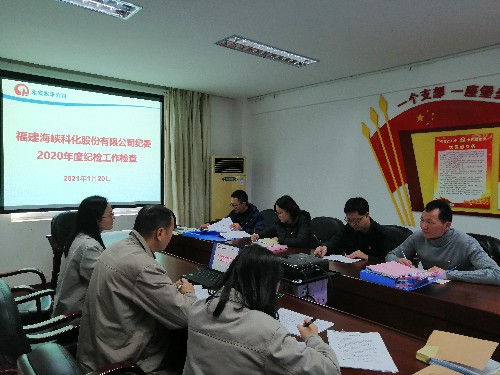 永安雙華公司鄧焱珍：?？萍o(jì)委到雙華公�?020年度紀(jì)檢工作檢查~1.jpg