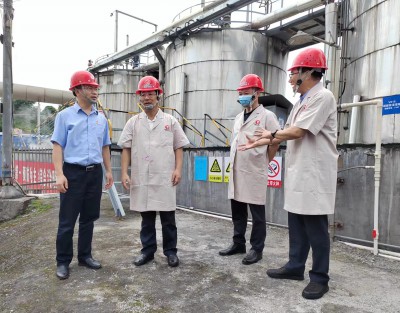 格式工廠省機電控股公司黨委副書記、總經理董飛龍，黨委委員、副總經理吳大文在永安雙華公�?.jpg